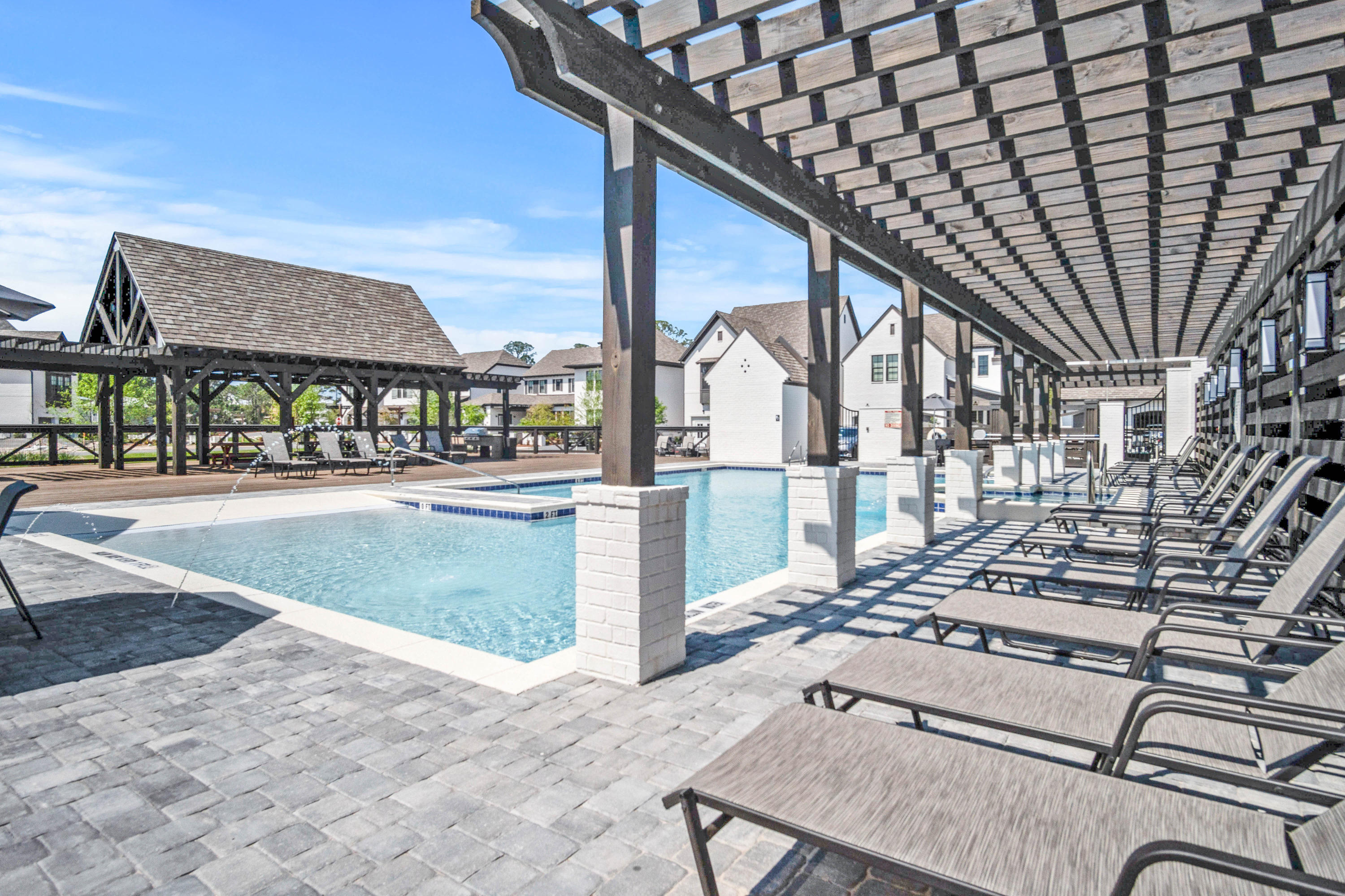 265 Ridgewalk Circle Santa Rosa Beach, FL 32459 - Photo 57 of 62 a view of a swimming pool with outdoor seating