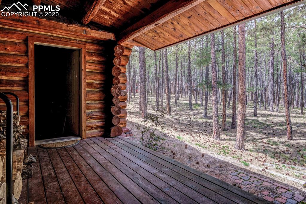 17940 Smugglers Road Monument, CO 80132 - Photo 22 of 40 Second covered porch
