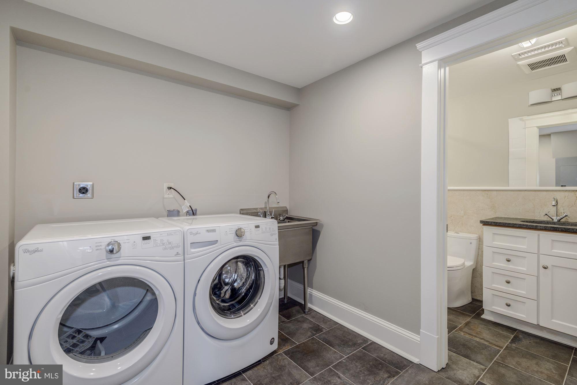 2000 Scroggins Road Alexandria, VA 22302 - Photo 26 of 30 LOWER LEVEL LAUNDRY ROOM WITH FULL BATH
