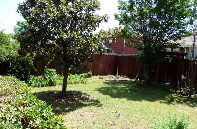 15785 Scenic Road Frisco, TX 75035 - Photo 21 of 21 a backyard of a house with lots of green space