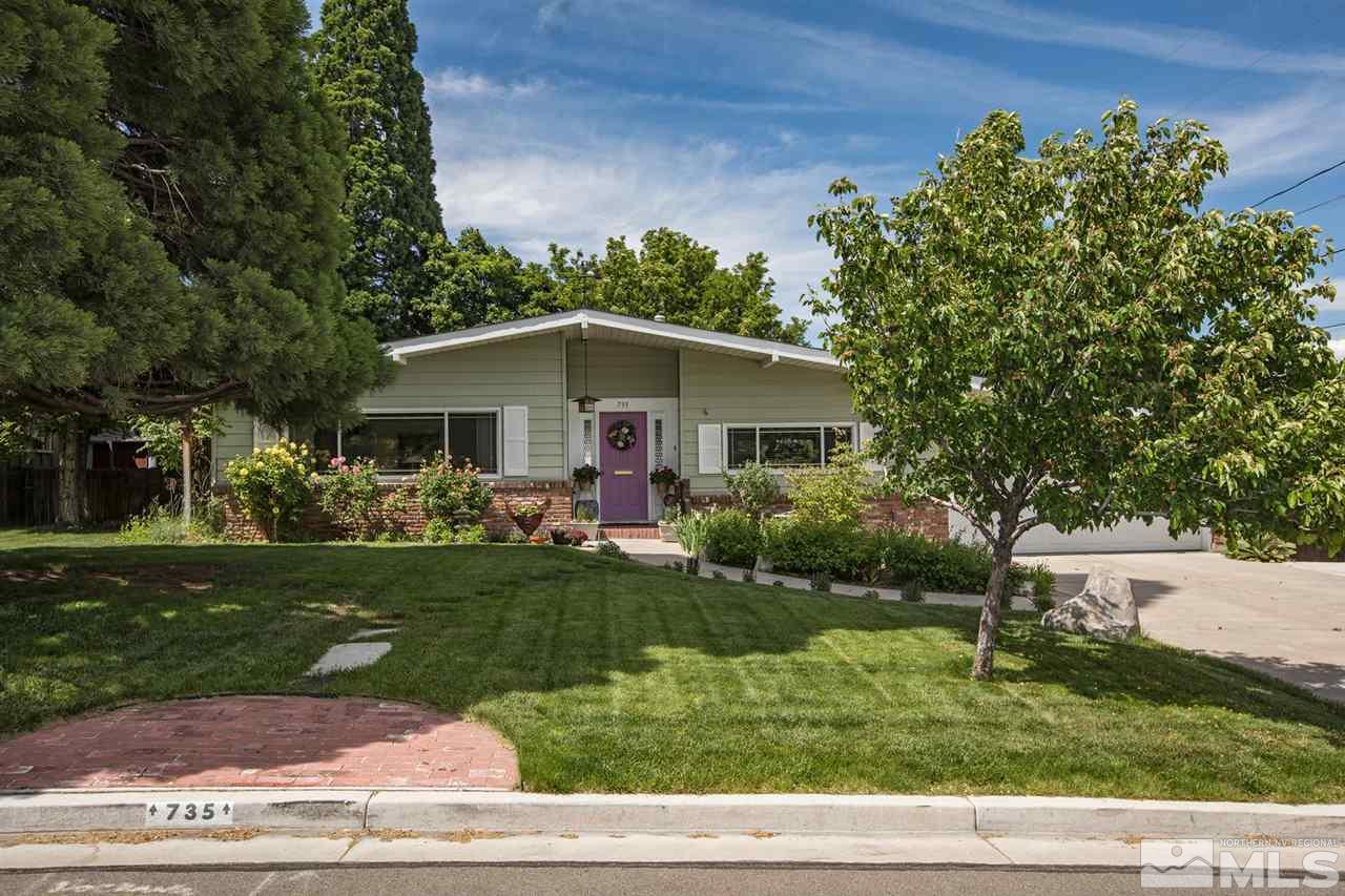735 Brown Street Reno, NV 89509 - Photo 19 of 19 a front view of a house with garden