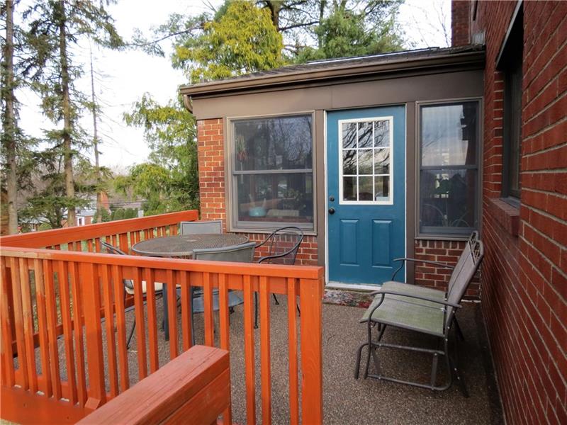 419 Goldsmith Road Pittsburgh, PA 15237 - Photo 22 of 25 COZY PORCH OFF OF THE ADDITIONAL FAMILY ROOM. PRIVATE AND WELCOMING!