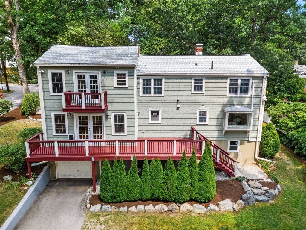 166 Hillcrest Road Needham, MA 02492 - Photo 31 of 36 front view of front of house with a house
