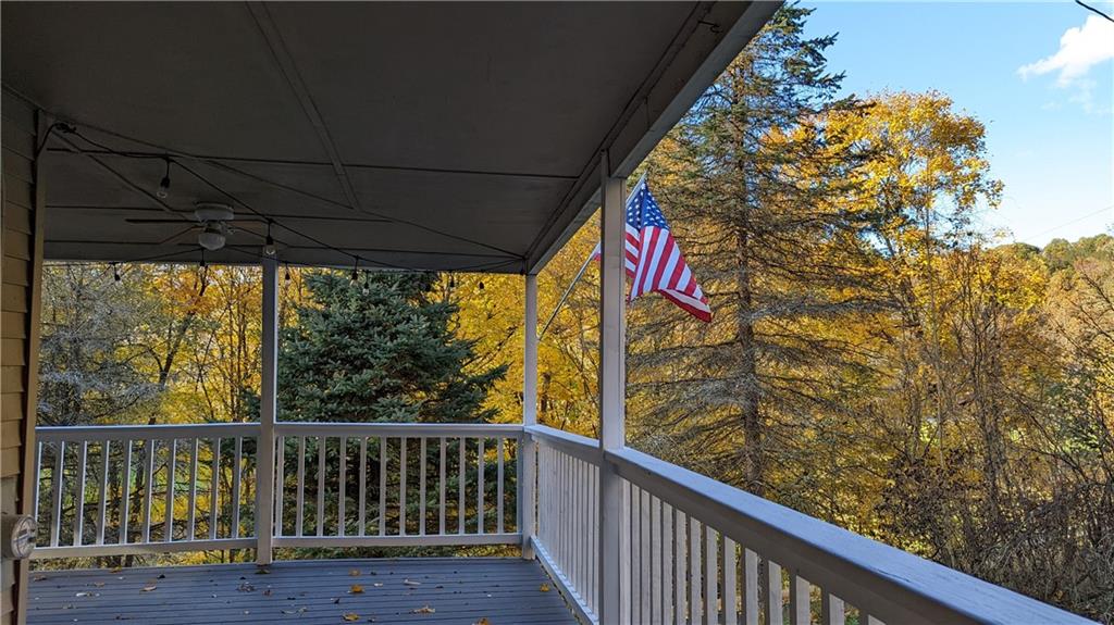 197 Oak Road Holbrook, PA 15341 - Photo 2 of 17 a view of stairs from a balcony