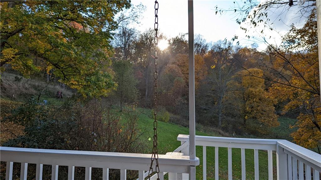 197 Oak Road Holbrook, PA 15341 - Photo 4 of 17 a view of a yard from a balcony