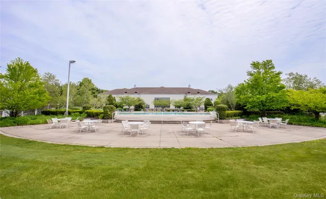 a view of a volley ball court