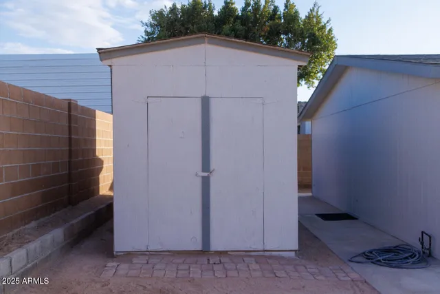 a view of a small space