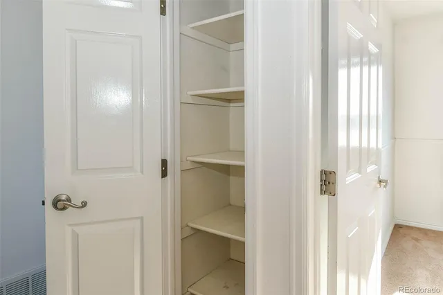 a view of an empty room