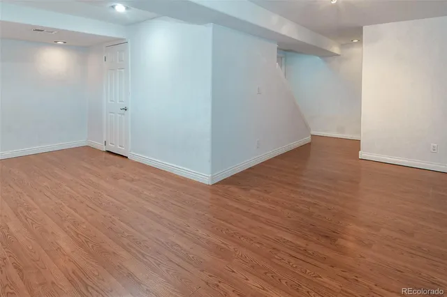 wooden floor in an empty room