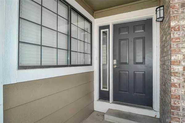 a view of front door