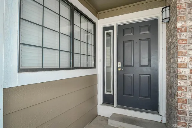 a view of front door