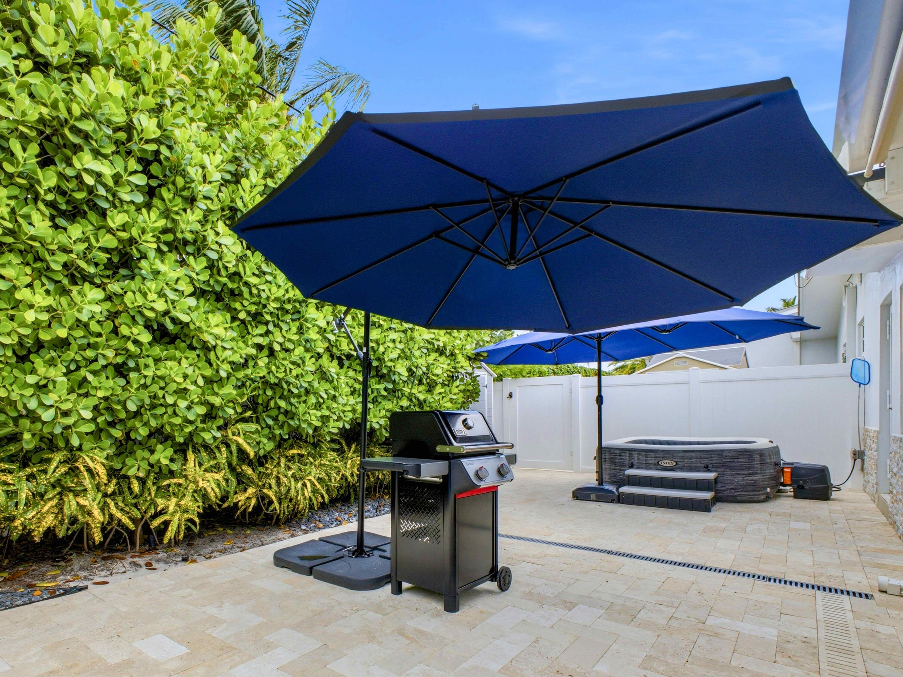 2020 Northeast 26th Street Lighthouse Point, FL 33064 - Photo 29 of 62 Grill and Hot Tub Area