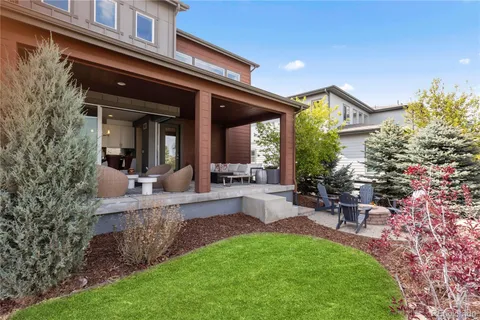 a view of a house with a patio