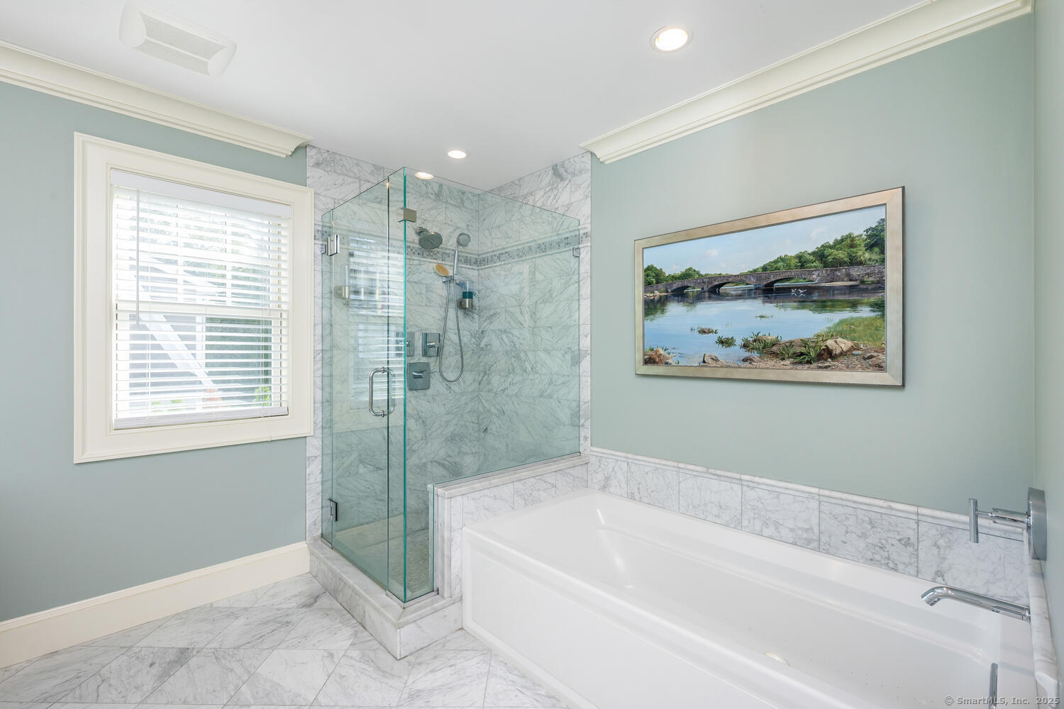 333 West Avenue, Unit 3 Darien, CT 06820 - Photo 23 of 38 a bathroom with a bathtub and a shower