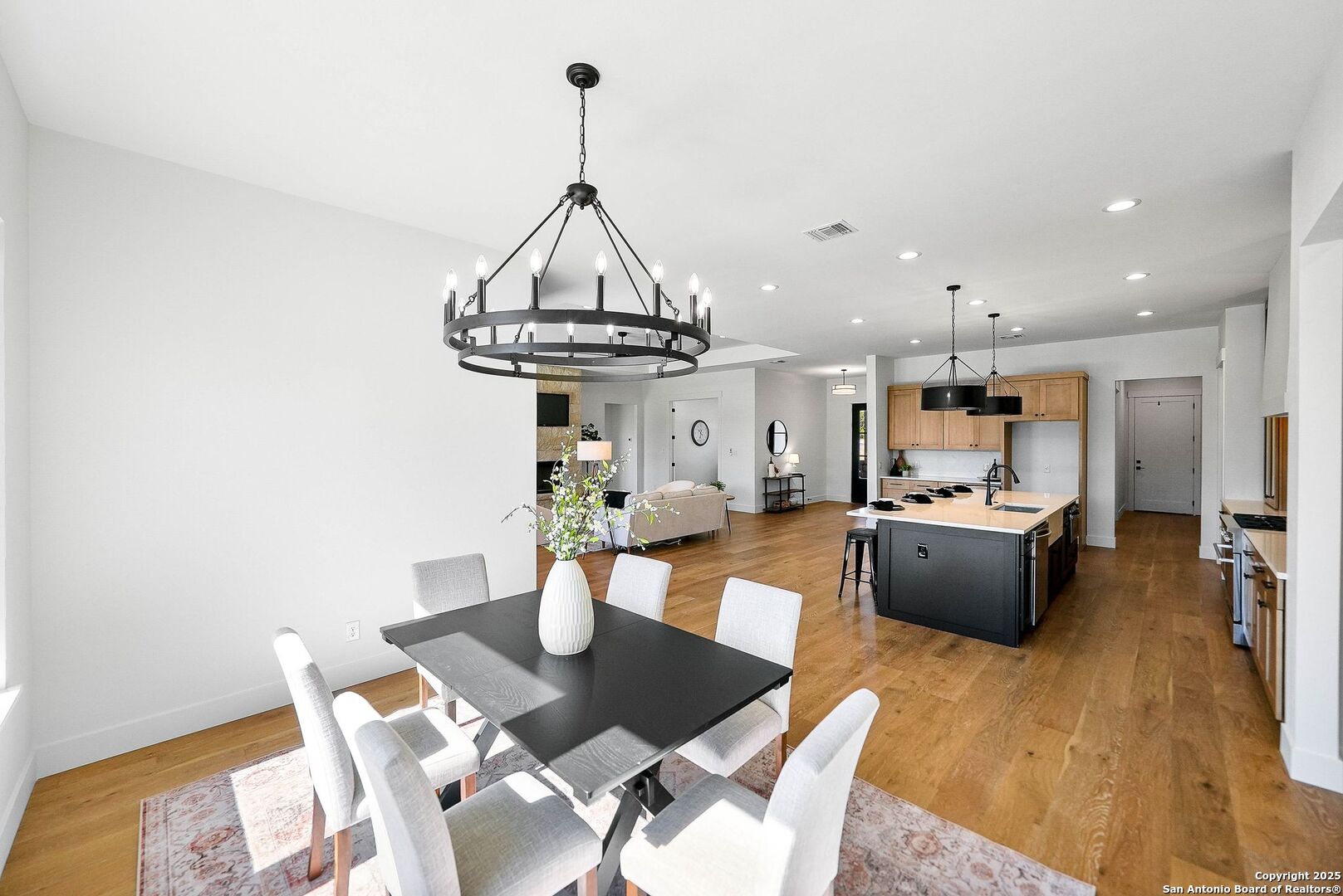 414 Rio Azul Drive Pipe Creek, TX 78063 - Photo 16 of 51 a view of a dining room with furniture