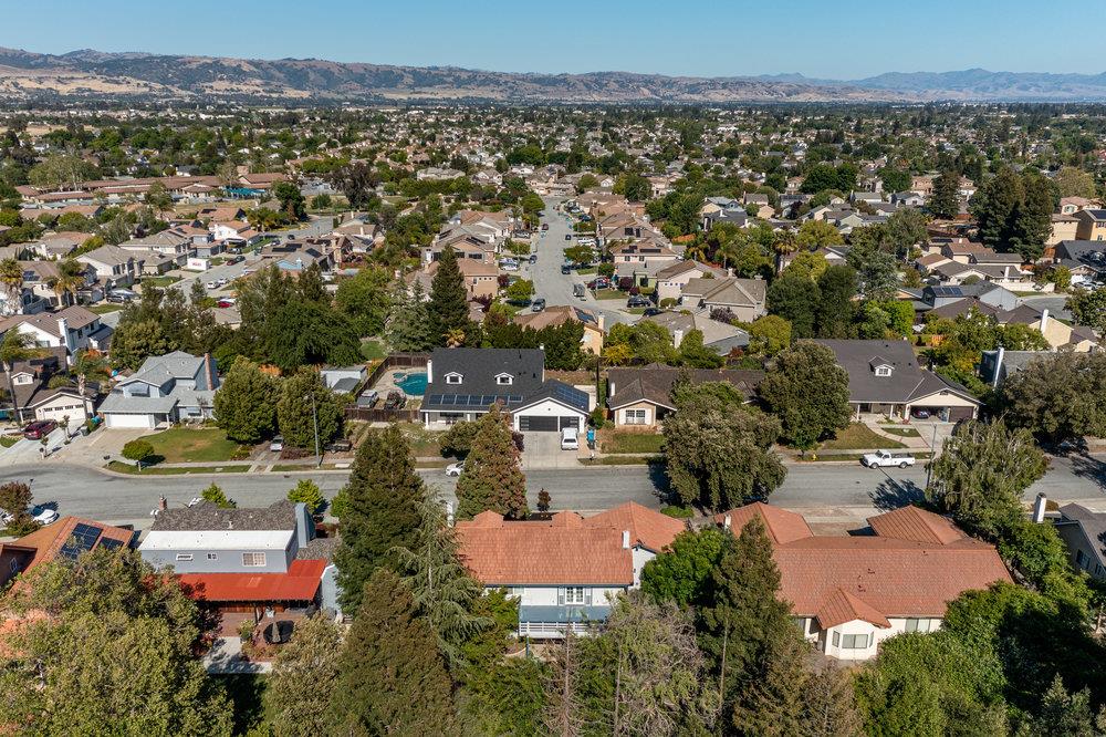 8955 Ridgeway Drive Gilroy, CA 95020 - Photo 56 of 64 an aerial view of residential houses with outdoor space