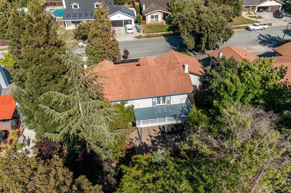 8955 Ridgeway Drive Gilroy, CA 95020 - Photo 58 of 64 an aerial view of a house with yard swimming pool and outdoor seating