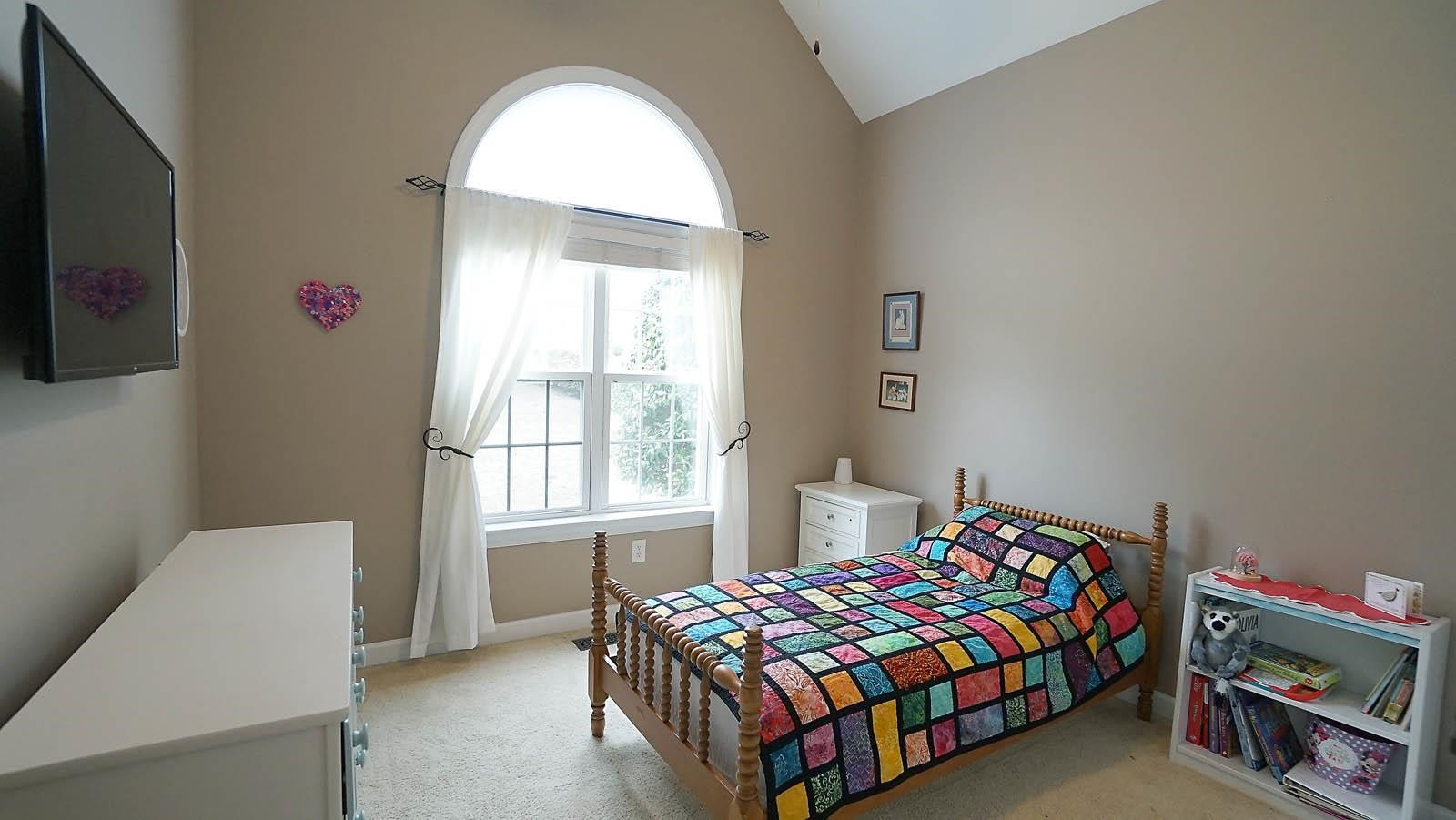 318 Jamison Drive Raleigh, NC 27610 - Photo 14 of 24 *Third Bedroom or Sunny Office*Vaulted Ceiling w/ Fan*
