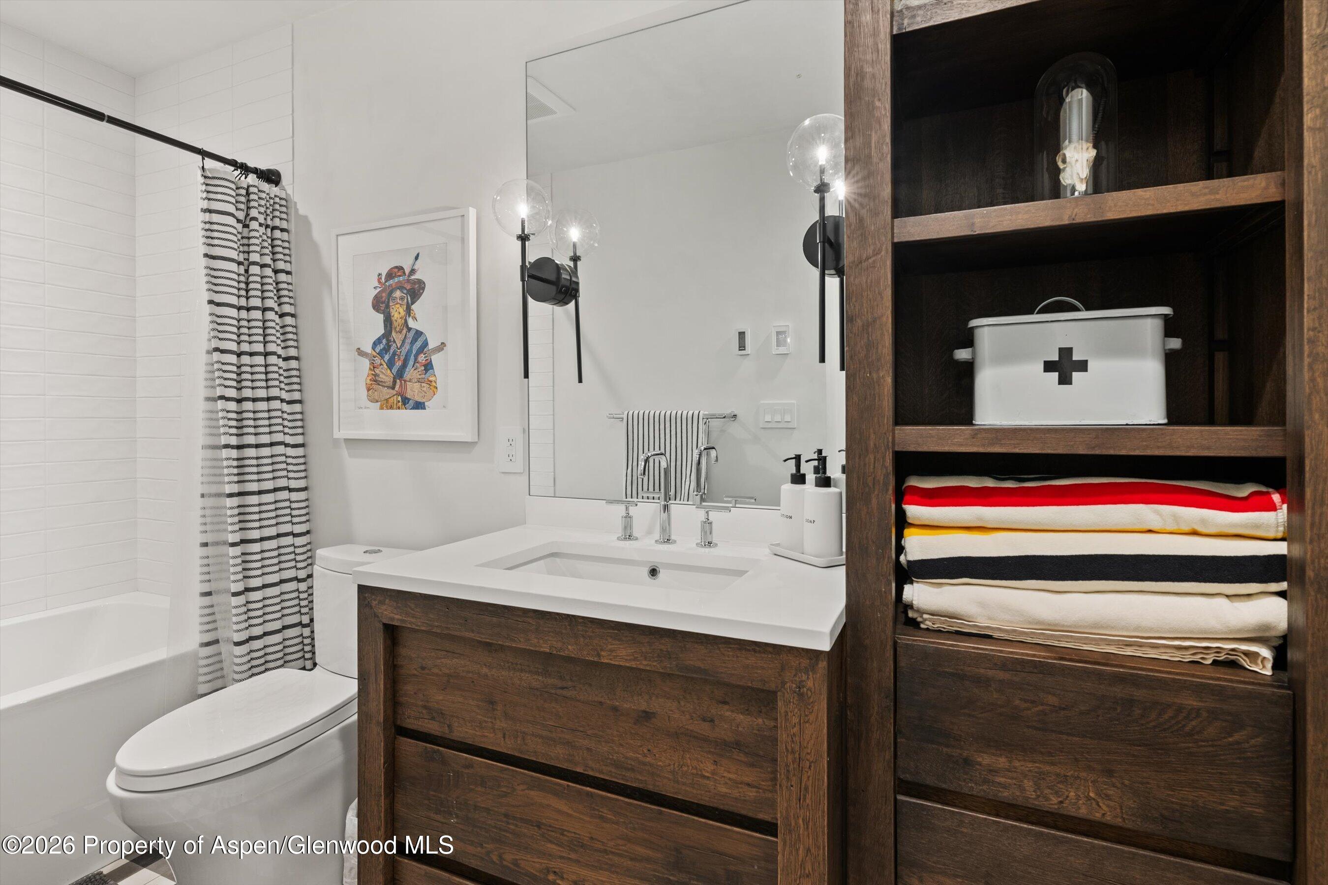 941 Little Annie Road Aspen, CO 81612 - Photo 38 of 55 85-941LittleAnnies_Lower Level Bathrom