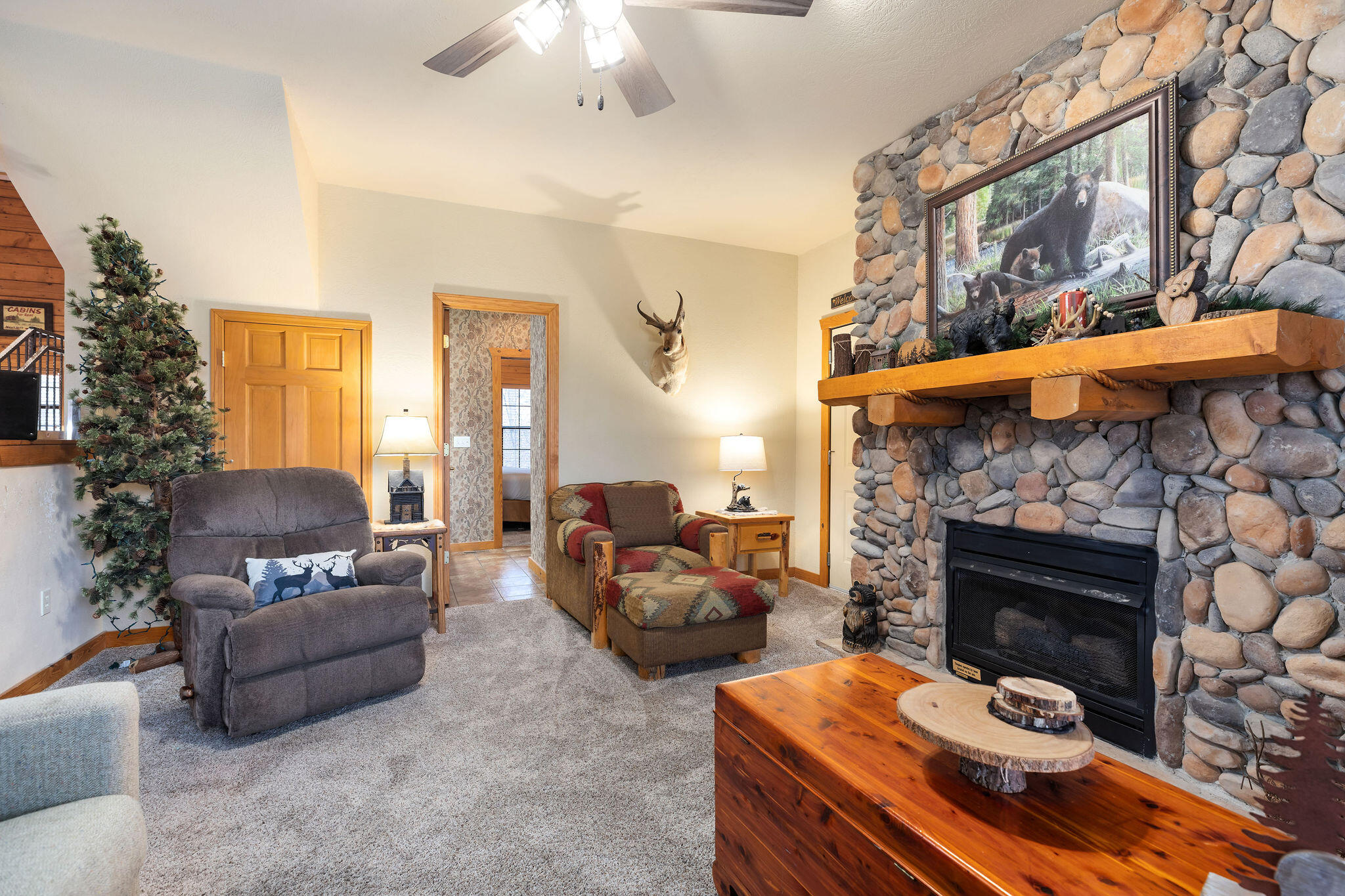 266 Oakridge Road, Unit 2 Branson, MO 65616 - Photo 9 of 28 Warm Fireplace