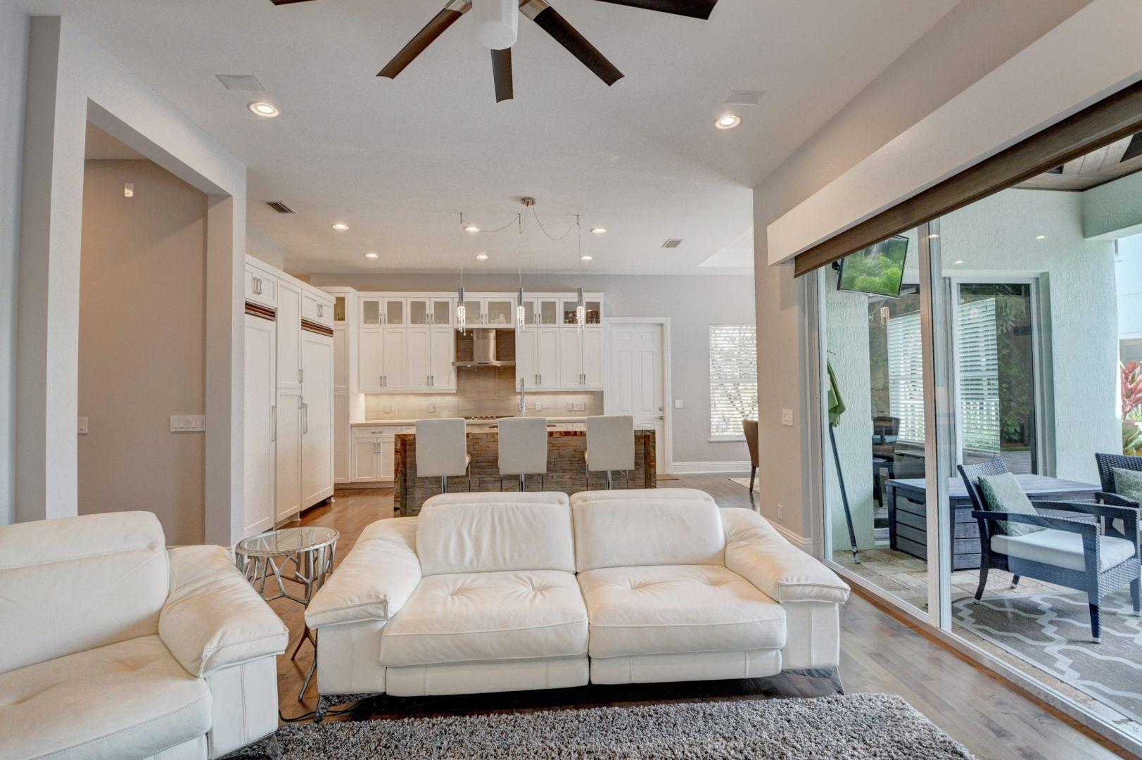 211 Northwest 10th Street Boca Raton, FL 33432 - Photo 13 of 43 Family Room to Kitchen