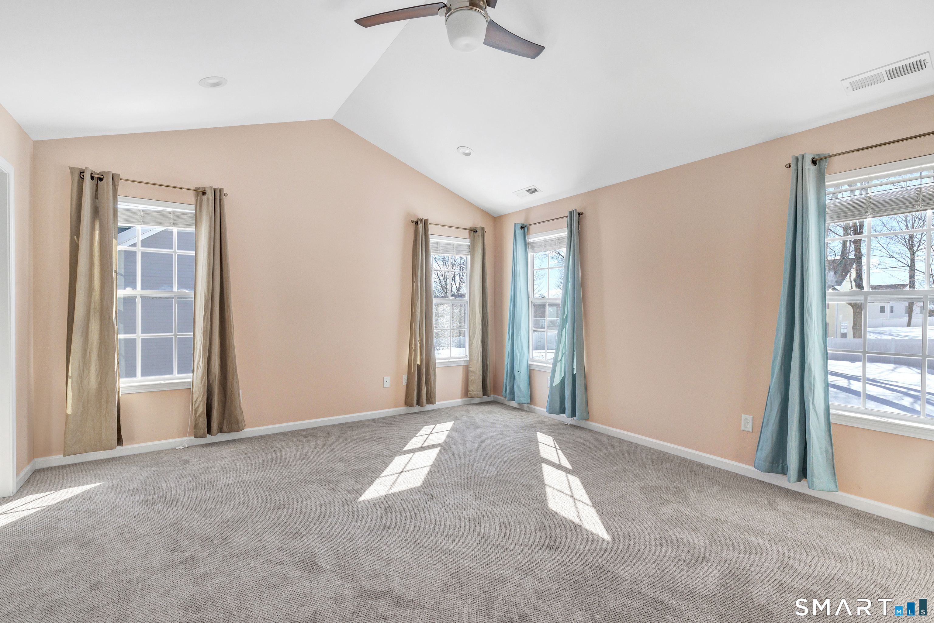 9 Fox Run Lane Seymour, CT 06483 - Photo 17 of 39 a view of a livingroom with a ceiling fan and window