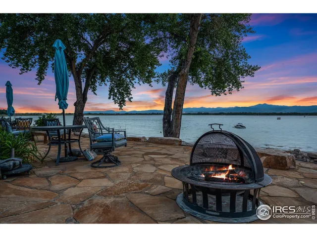 a view of an ocean with city