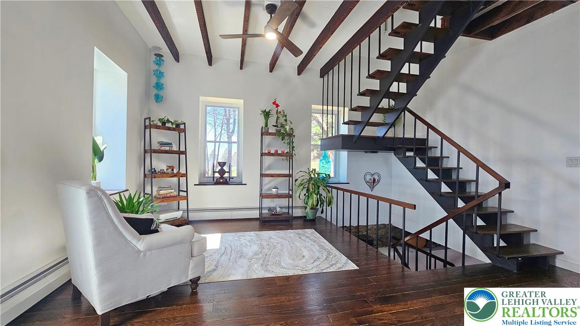 2239 Wassergass Road Hellertown, PA 18055 - Photo 11 of 42 a living room with furniture and a wooden floor
