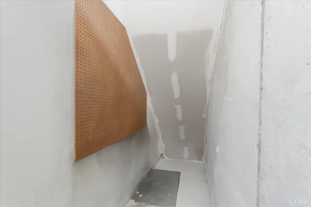 a view of storage and utility room