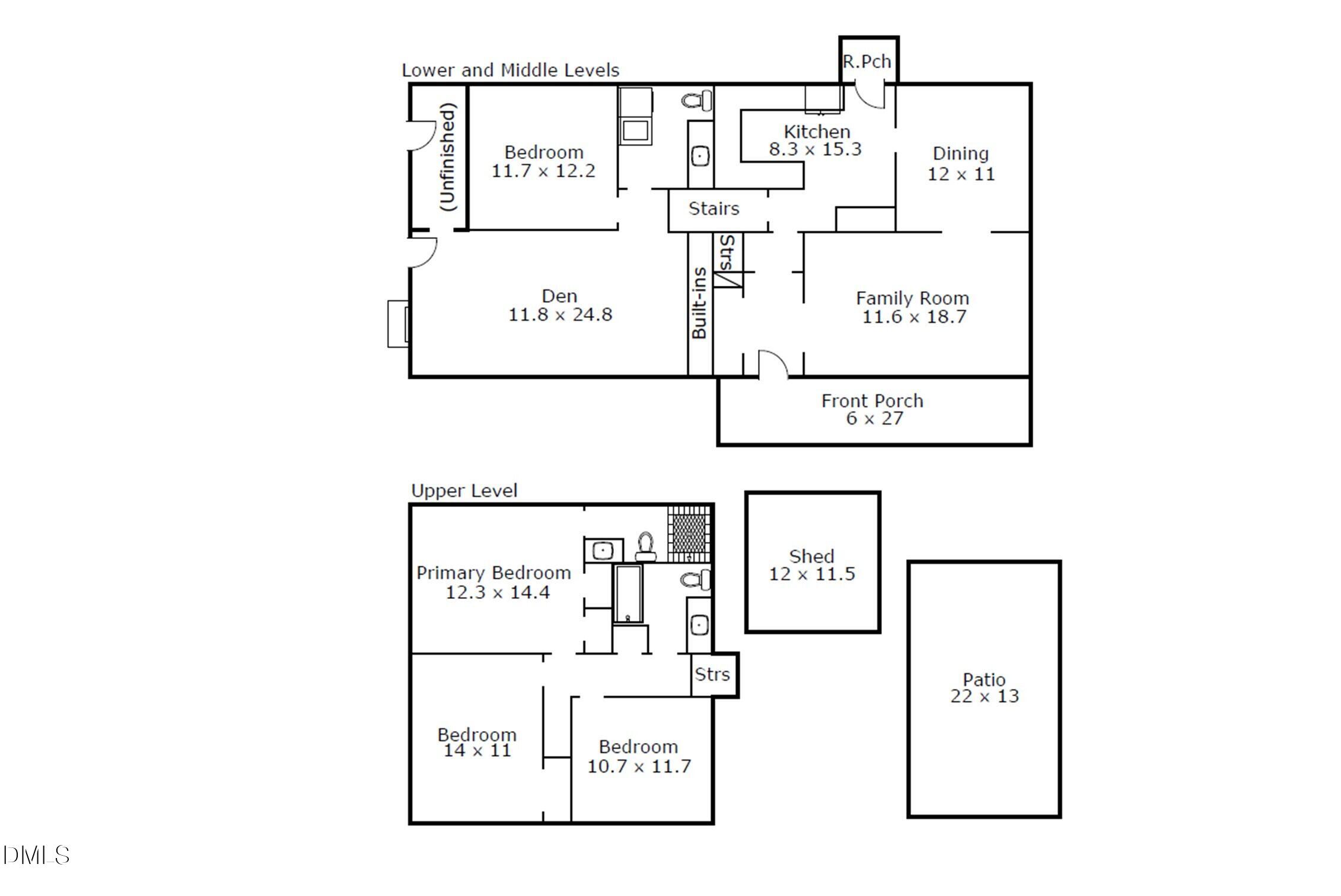 4711 Tanglewood Drive Raleigh, NC 27612 - Photo 39 of 39 Floorplan