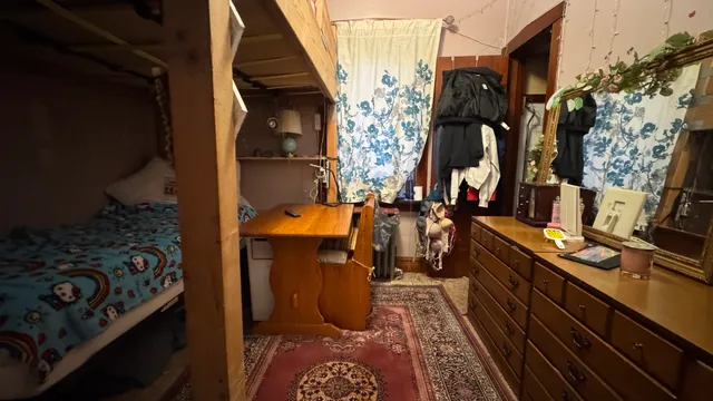 swimming pool view with a outdoor seating space