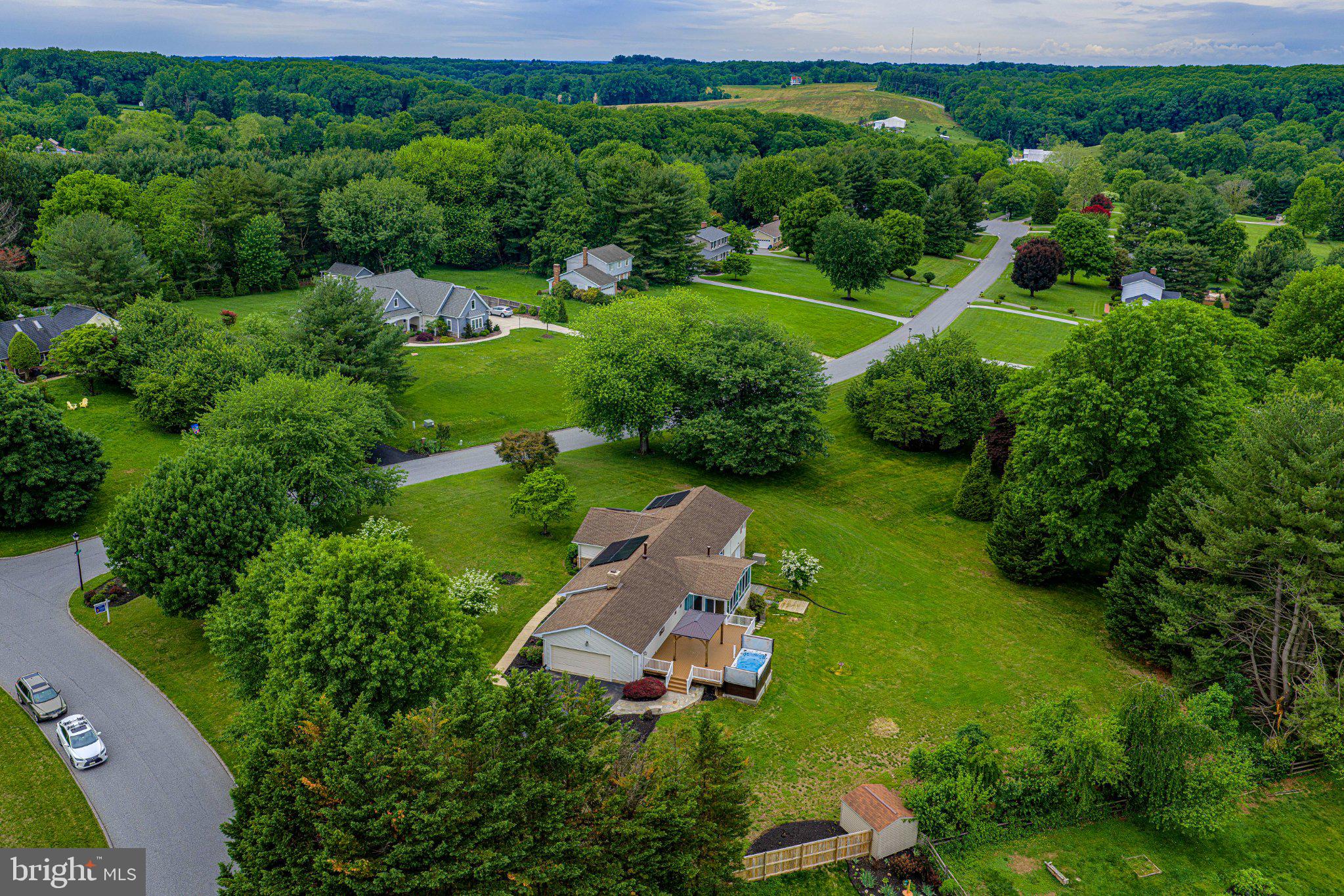 14300 Carroll Ridge Court Baldwin, MD 21013 - Photo 58 of 73 an aerial view of a house with yard