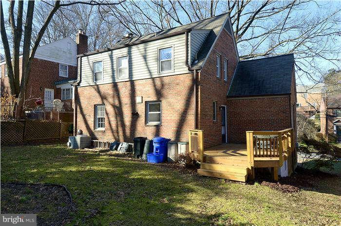 406 Mansfield Road Silver Spring, MD 20910 - Photo 2 of 6 Exterior (Rear)