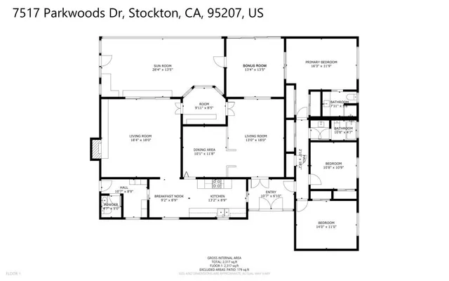 $450,000 | 7517 Park Woods Drive, Stockton, CA 95207