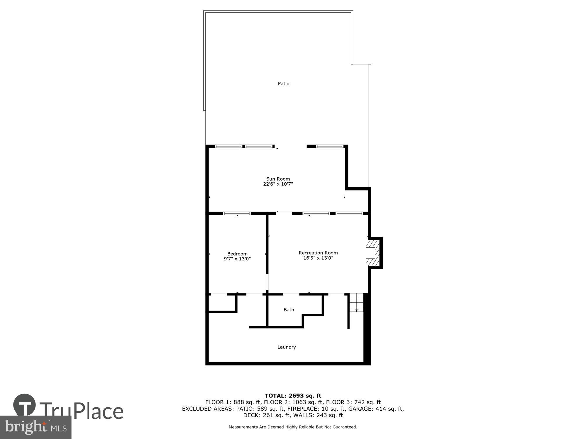 14908 Chestnut Ridge Court North Potomac, MD 20878 - Photo 64 of 68 Lower Level (Labels & Measurements)