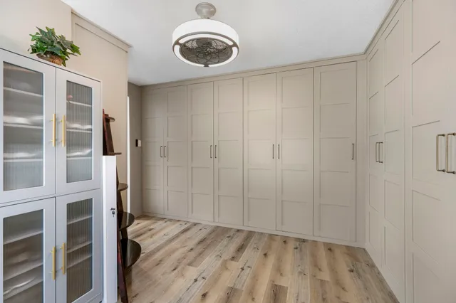 a room with furniture