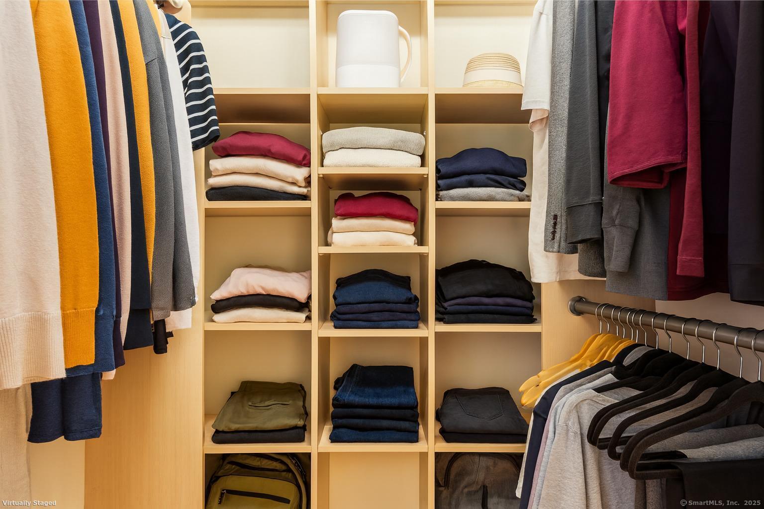 38 Elaine Road Milford, CT 06460 - Photo 7 of 13 a view of walk in closet with clothes and shoes
