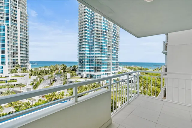 a view of a balcony and a window