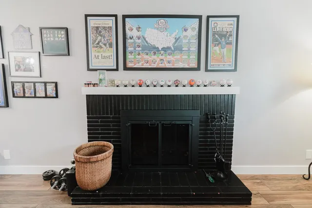 a bathroom with a sink double vanity and a mirror