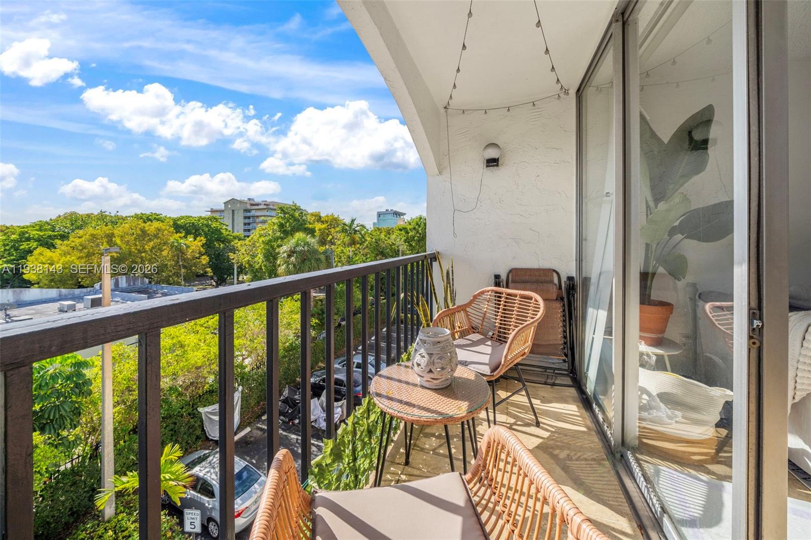 2150 Southwest 16th Avenue, Unit 402 Miami, FL 33145 - Photo 25 of 25 a view of balcony with chair