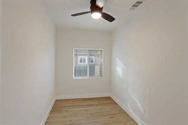 an empty room with a empty space