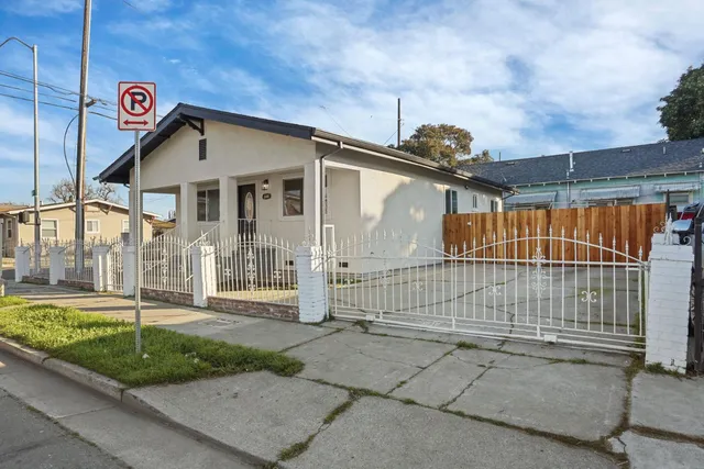 a backyard of a house