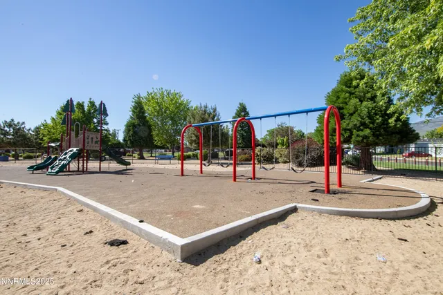 a view of outdoor space with seating