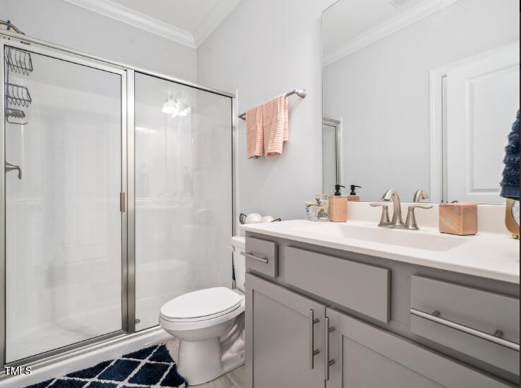 2609 Princess Tree Drive Raleigh, NC 27616 - Photo 10 of 23 a bathroom with a sink toilet and shower