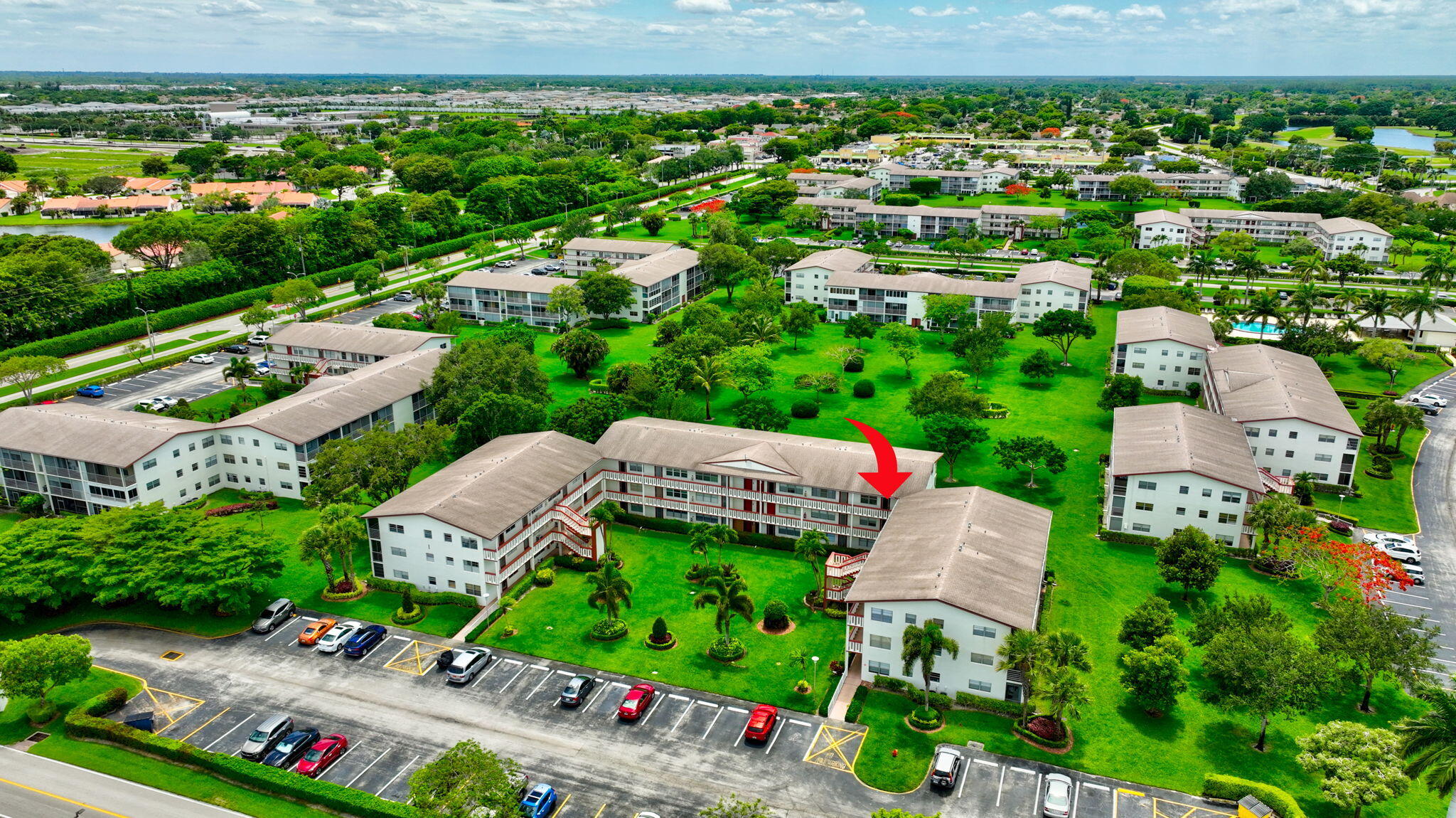 374 Brighton I, Unit 374 Boca Raton, FL 33434 - Photo 49 of 83 Aerial Views of the Corner Unit