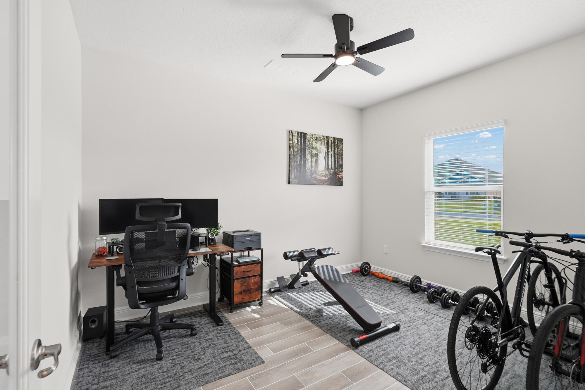 158 Bentgrass Road South Freeport, FL 32439 - Photo 29 of 66 a view of a workspace with furniture and a window