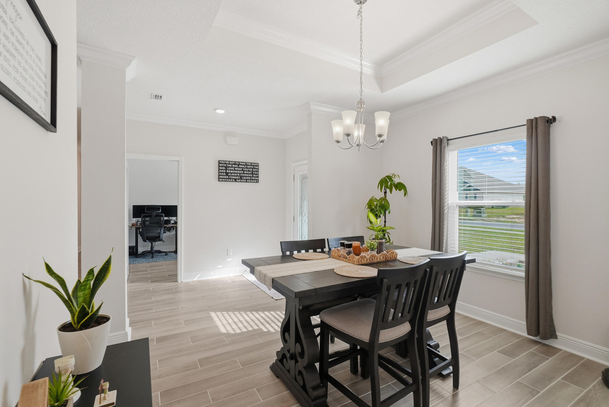 158 Bentgrass Road South Freeport, FL 32439 - Photo 5 of 66 a dining room with furniture and wooden floor