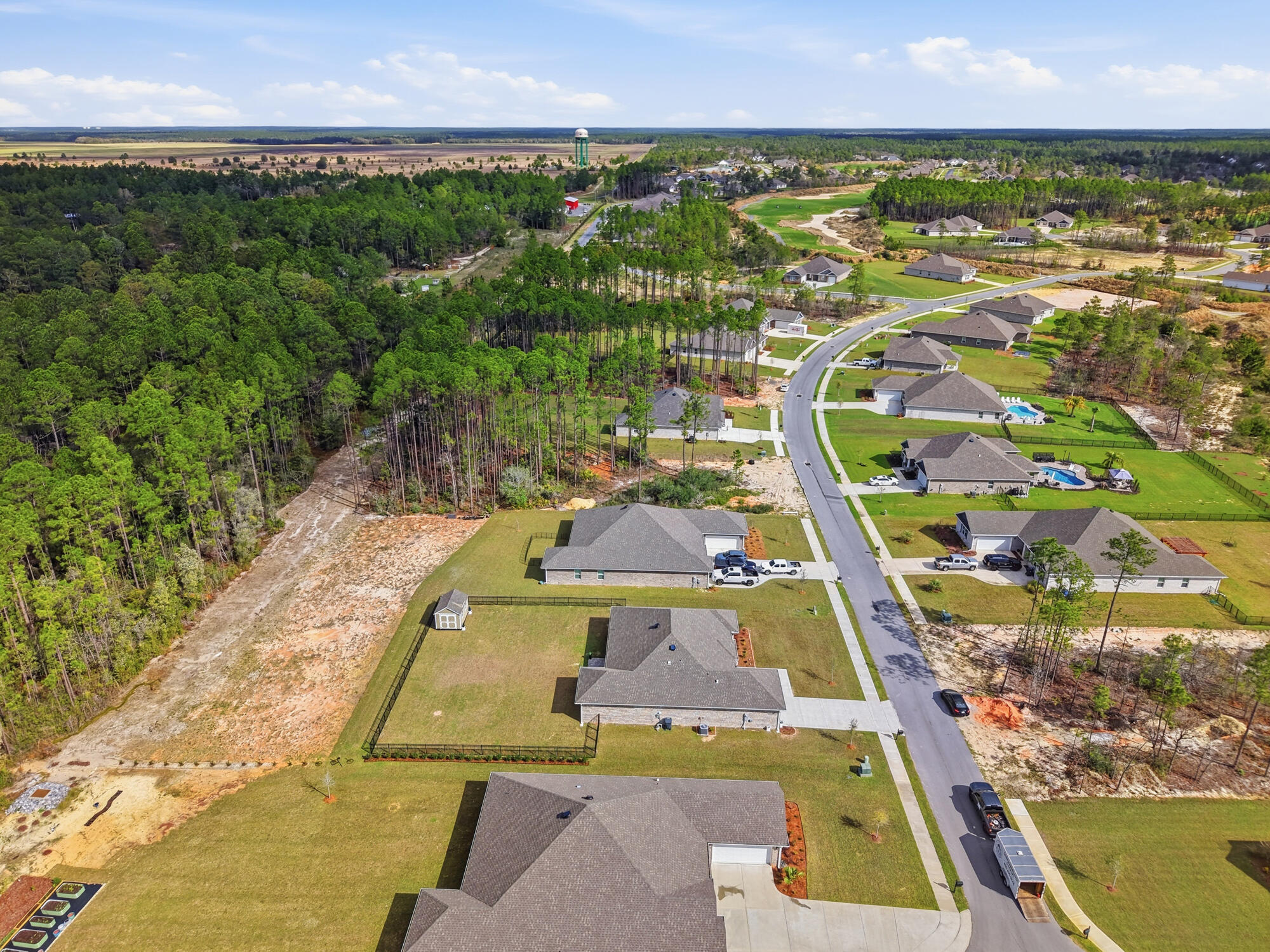 158 Bentgrass Road South Freeport, FL 32439 - Photo 56 of 66 an aerial view of residential houses with outdoor space