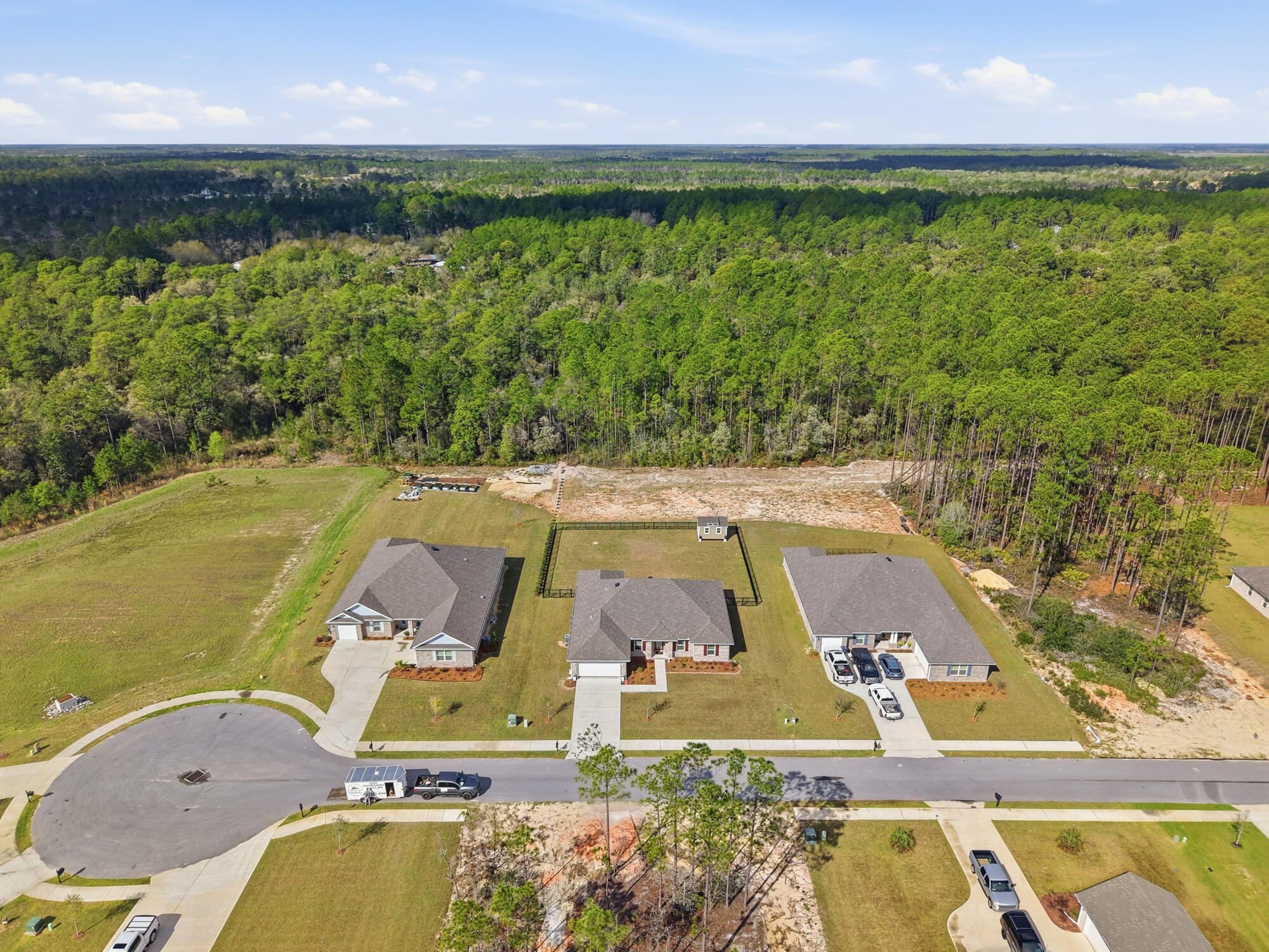 158 Bentgrass Road South Freeport, FL 32439 - Photo 62 of 66 an aerial view of a residential houses with outdoor space and swimming pool
