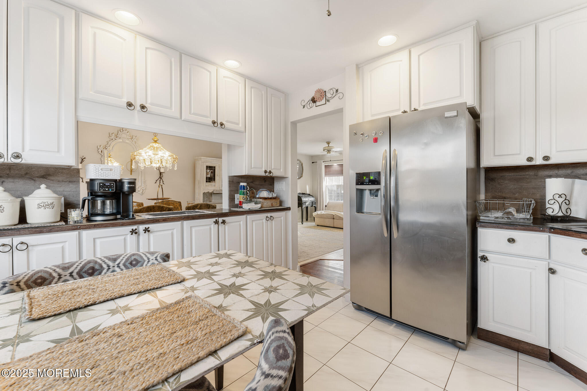 4 Yorkshire Drive Jackson, NJ 08527 - Photo 24 of 58 a kitchen with stainless steel appliances granite countertop a refrigerator sink and cabinets